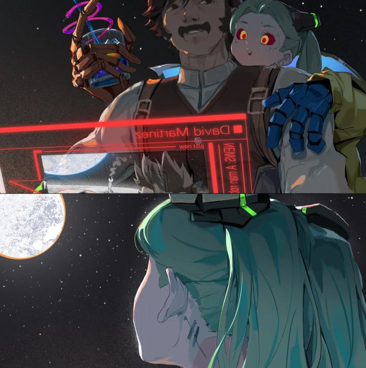 Nie podoba Wam się zakończenie Edgerunners? Widzowie stworzyli alternatywne - ilustracja #4