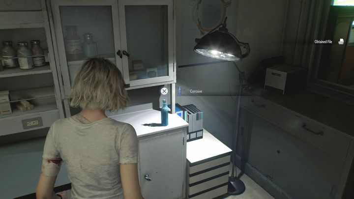4 - Resident Evil Requiem: Jak ukończyć zagadkę szafy z symbolami w biurze kierownika badań? - Resident Evil Requiem - poradnik do gry