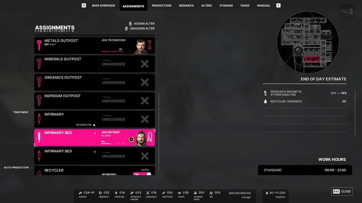 4 - The Alters: Jak leczyć kontuzje? - The Alters - poradnik do gry