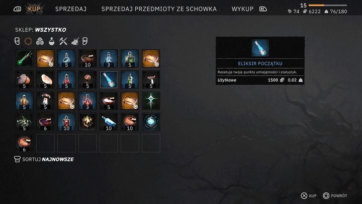 3 - Tainted Grail: Jak zresetować postać, respec? - Tainted Grail - poradnik i mapa