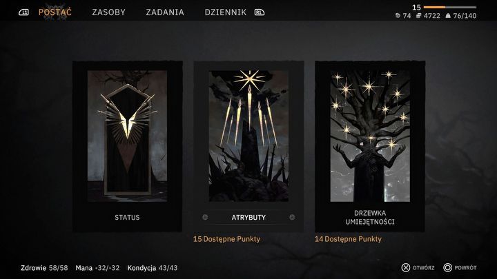 4 - Tainted Grail: Jak zresetować postać, respec? - Tainted Grail - poradnik i mapa