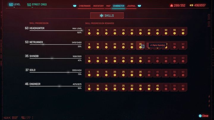 2 - Cyberpunk 2077 2.3: Jak rozwijać umiejętności V? - Cyberpunk 2077 - poradnik do gry