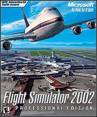 Microsoft Flight Simulator 2002 Professional Edition (PC cover