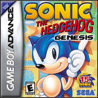 Sonic the Hedgehog Genesis (GBA cover