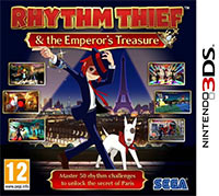 Rhythm Thief & the Emperor's Treasure (3DS cover