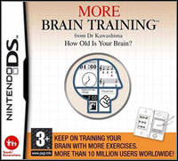 More Brain Training from Dr Kawashima: How Old Is Your Brain? (NDS cover