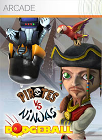 Okładka Pirates vs. Ninjas Dodgeball (X360)