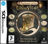 Professor Layton and the Curious Village (NDS cover