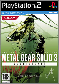 Okładka Metal Gear Solid 3: Subsistence (PS2)