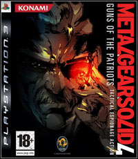 Metal Gear Solid 4: Guns of the Patriots (PS3 cover