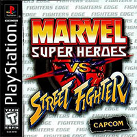 Marvel Super Heroes vs. Street Fighter (PS1 cover