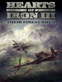 Hearts of Iron III: Their Finest Hour (PC cover