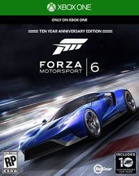 Forza Motorsport 6 (XONE cover