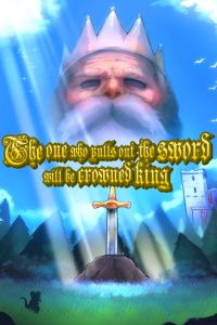 The one who pulls out the sword will be crowned king (PC cover