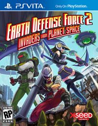 Okładka Earth Defense Force 2: Invaders From Planet Space (PSV)