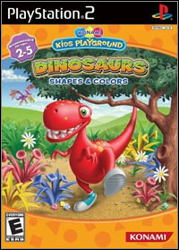 Konami Kids Playground: Dinosaurs Shapes & Colors (PS2 cover