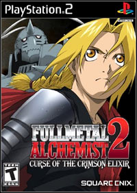 Fullmetal Alchemist 2: Curse of the Crimson Elixir (PS2 cover