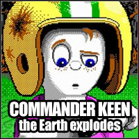Commander Keen - Episode Two: The Earth Explodes (PC cover