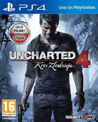 Okładka Uncharted 4: A Thief's End (PS4)