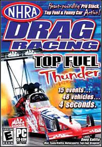 Okładka NHRA Drag Racing Top Fuel Thunder (PC)