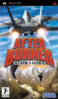 After Burner: Black Falcon (PSP cover