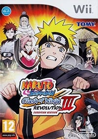 Naruto Shippuden: Clash of Ninja Revolution 3 (Wii cover