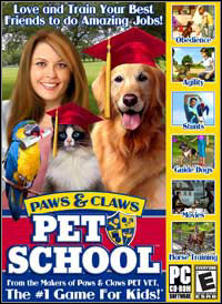 Paws & Claws: Pet School (PC cover