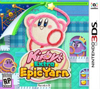 Kirby's Extra Epic Yarn (3DS cover