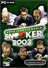 Okładka World Championship Snooker 2003 (PC)