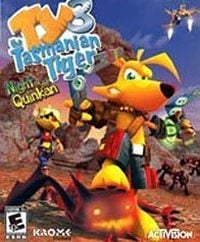 Ty the Tasmanian Tiger 3: Night of the Quinkan (PS2 cover