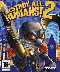 Destroy All Humans! 2: Make War Not Love (PS2 cover