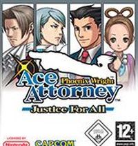 Okładka Phoenix Wright: Ace Attorney - Justice for All (Wii)