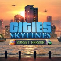 Cities: Skylines - Sunset Harbor (PS4 cover