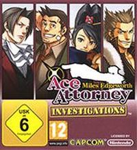 Ace Attorney Investigations: Miles Edgeworth (NDS cover