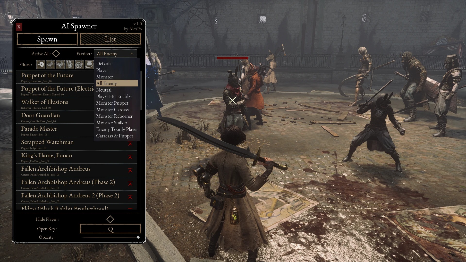 Lies of P mod AI Spawner v.1.0