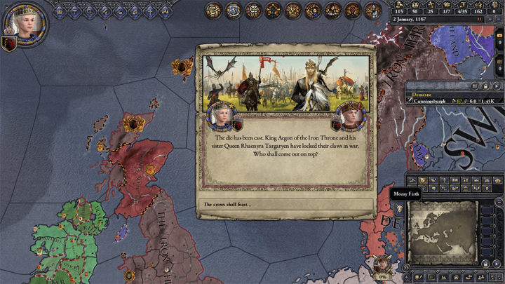 Crusader Kings II: Mroczne Wieki mod Targaryen Invasion of the Old World v.2.1