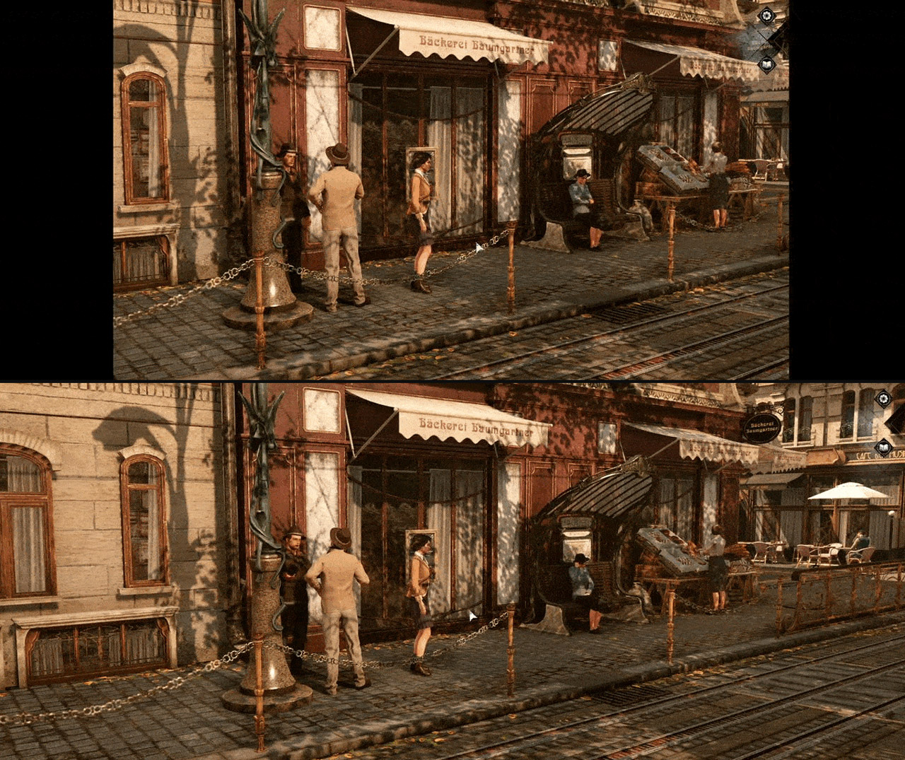 Na górze standardowa wersja gry, na dole wersja z modem. - 2025-06-29