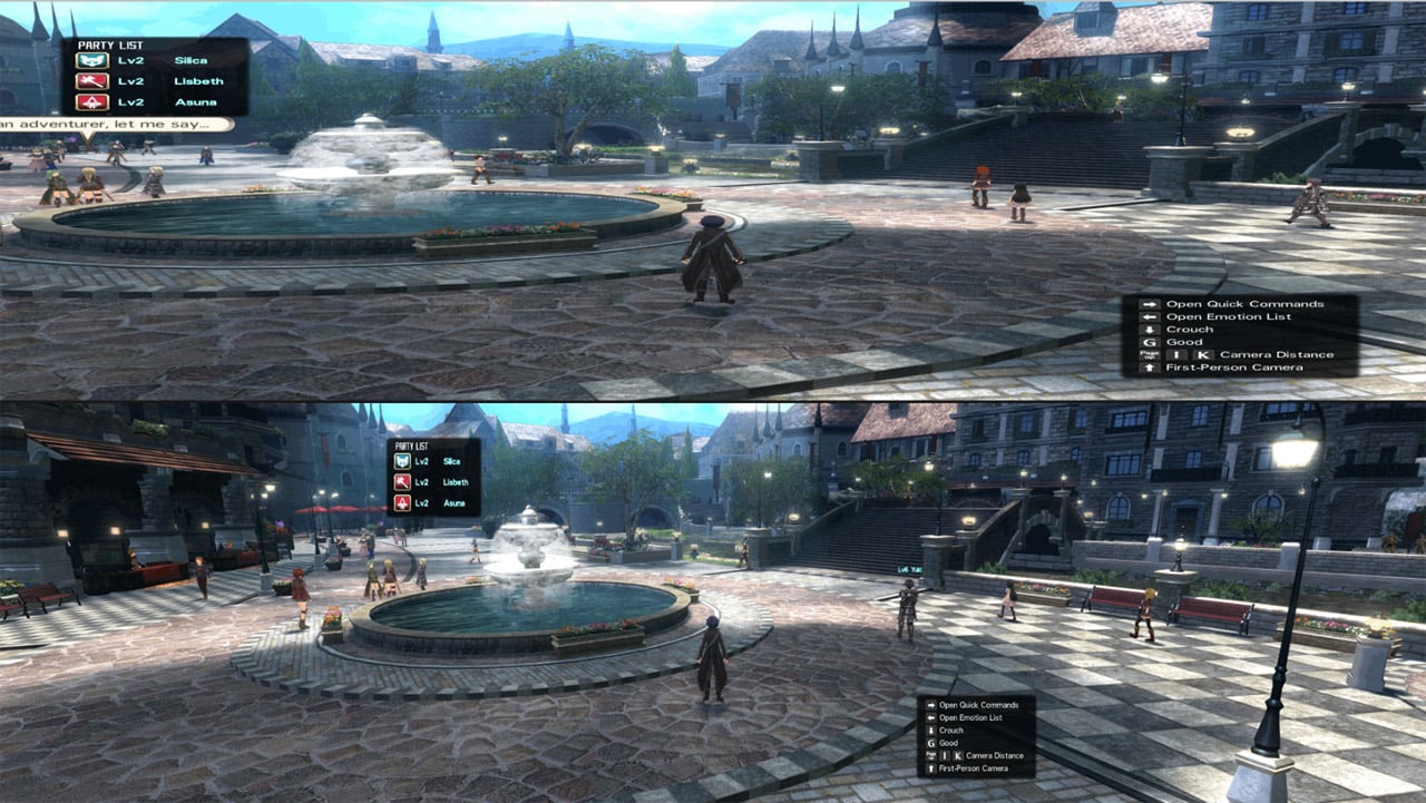 Vanilla game on top, modded one on the bottom.. - 2025-07-01