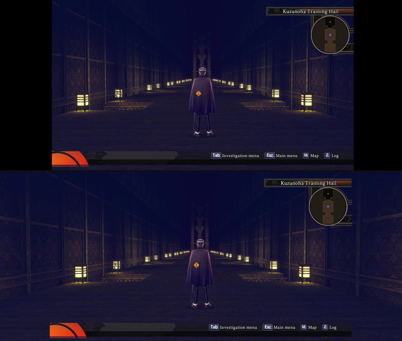 Na górze standardowa wersja gry, na dole wersja z modem. - 2025-07-01