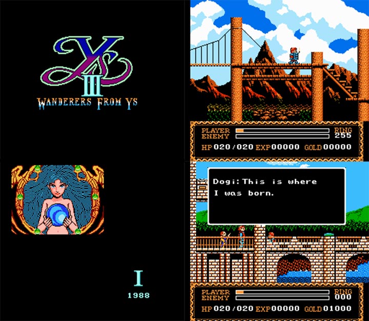 Ys Origin mod Ys III: Wanderers from Ys (NES) English Fan Translation v.3022025