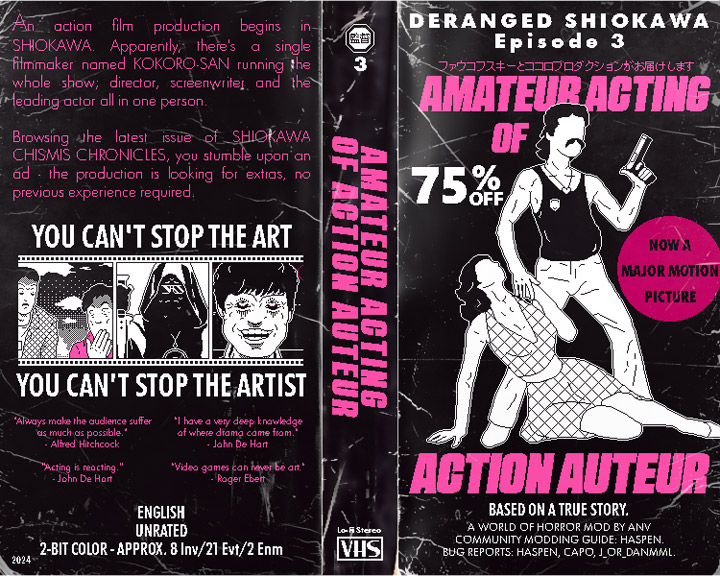 World of Horror mod Deranged Shiokawa: Amateur Acting of Action Auteur v.1.0.6