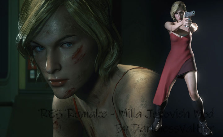 Resident Evil 3 mod Alice – MillaJovovich v.1.0