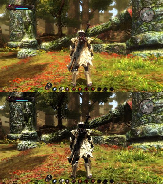 Vanilla game on top, Reshade one on the bottom. - 2020-07-05