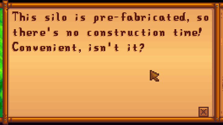 Stardew Valley mod Instant Building Construction and Upgrade v.0.1.1