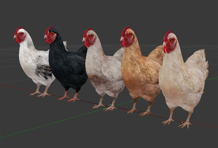 Wiedźmin 3: Dziki Gon mod Animals Farm Next Gen v.1.0