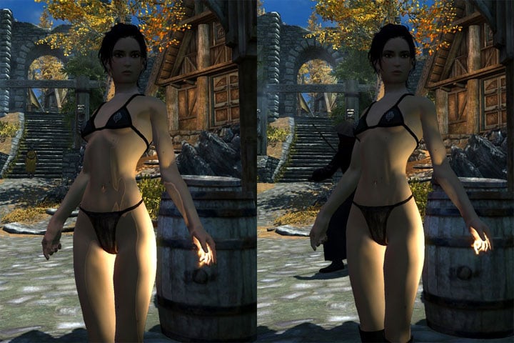 Comparision: vanilla on the left, modded on the right - 2019-01-06