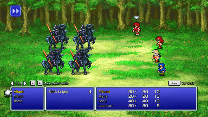 Final Fantasy Pixel Remaster mod FF2 Classic Appearance & Better Fonts Mod v.1.0