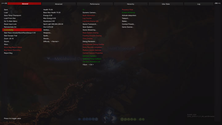 Ori and the Will of the Wisps mod Ori and the Will of the Wisps Debug Menu Enabler v.1