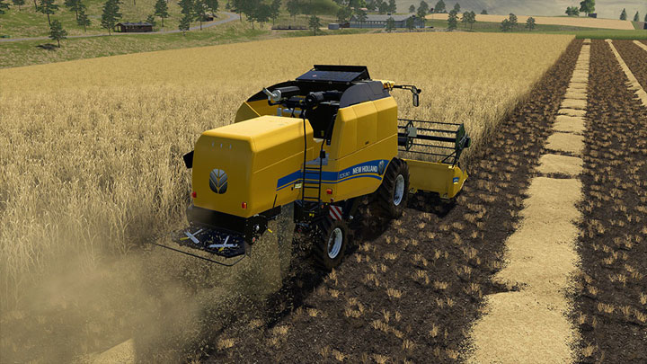 Farming Simulator 19 mod New Holland TC5.90 (new vehicle) v.1.0.0.2