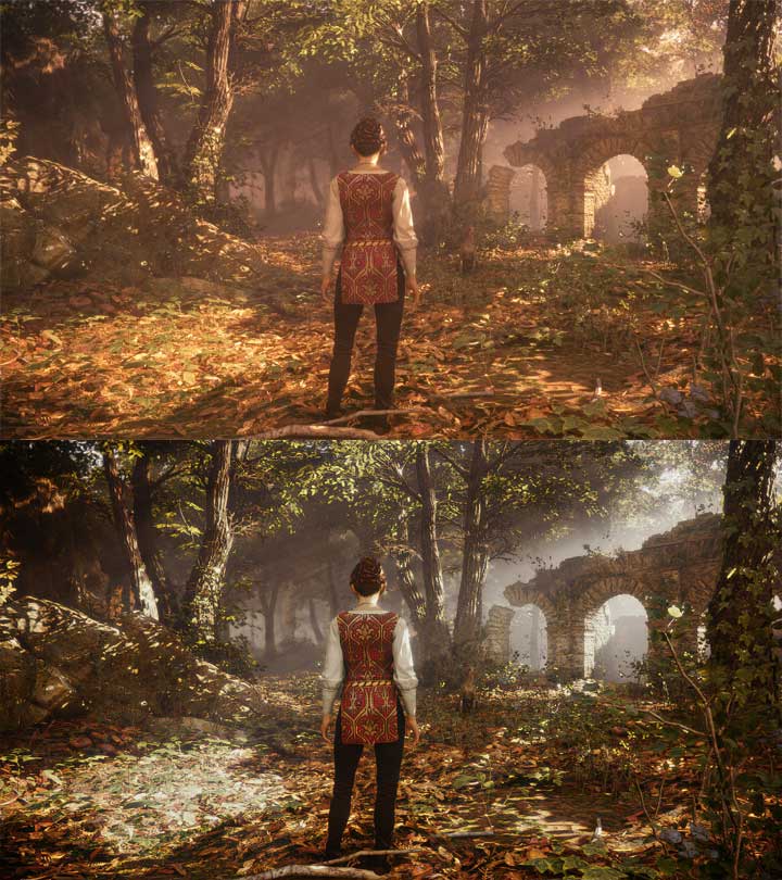 Na górze standardowa wersja gry, na dole wersja z modem. - 2022-07-23